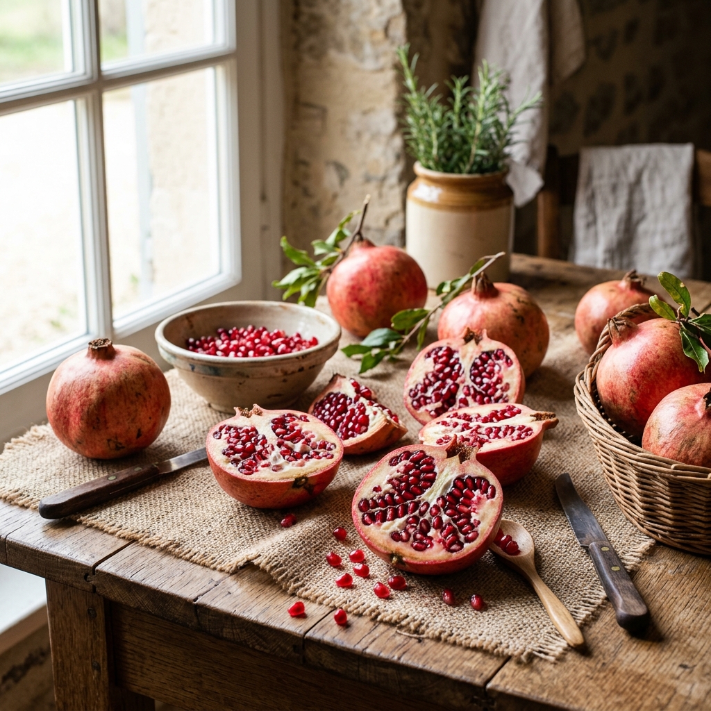 Fresh Pomegranates
